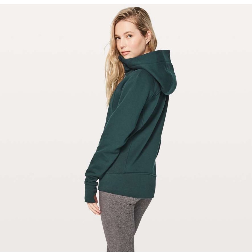 Lululemon Light As Warmth Scuba in Dark Green - Picture 2 of 12